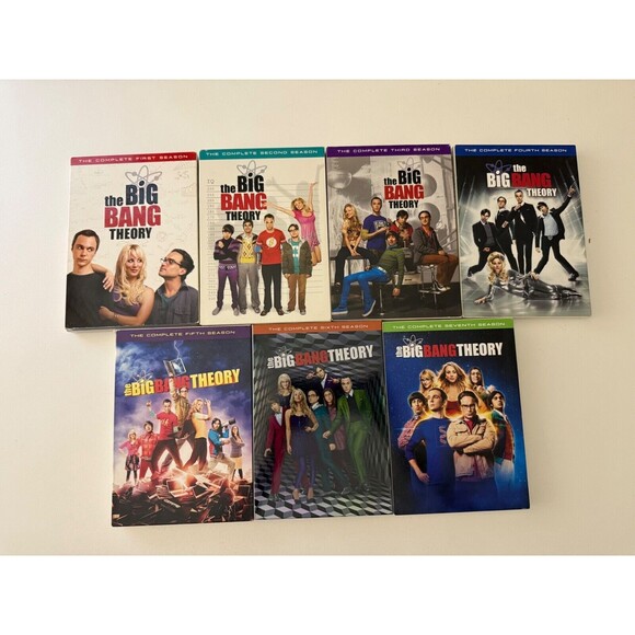 The Big Bang Theory Seasons 1-7 DVD Complete Lot 21 DVDs Total - Picture 1 of 3
